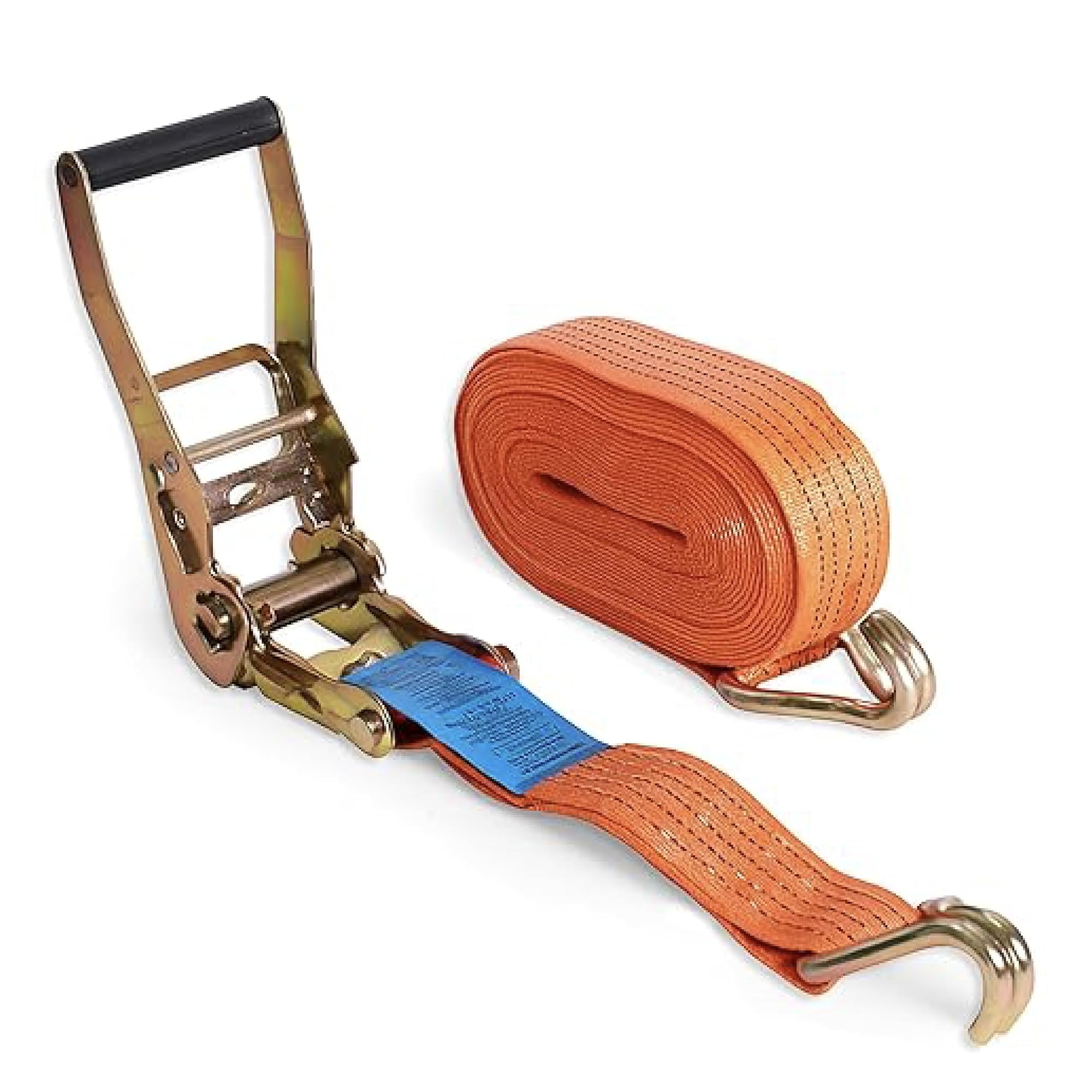 Lashing Belt - Pack of 2, Heavy Duty Ratchet Belt